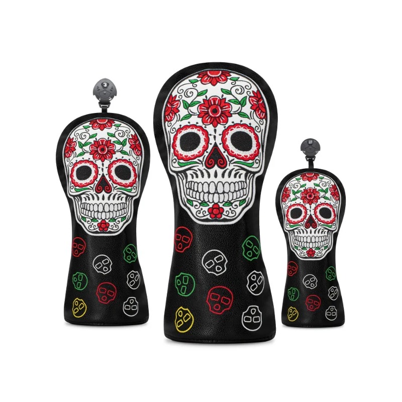 Golf Equipment Wholesale - Golf Skull Skeleton Head Cover Set
