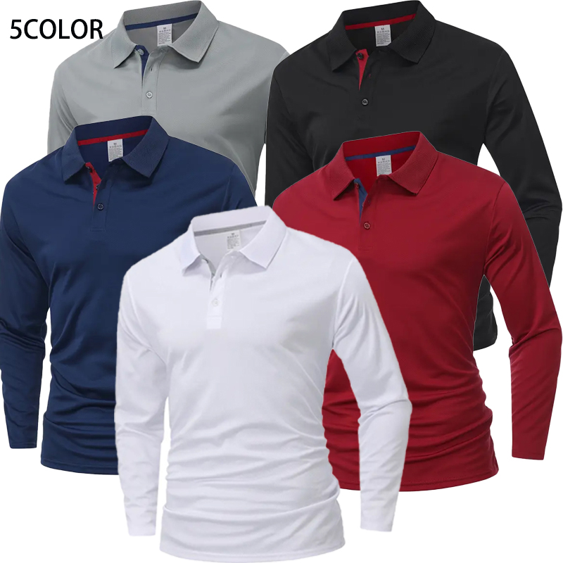Golf Equipment Cheap - Men's Long Sleeve Polo Shirt Quick