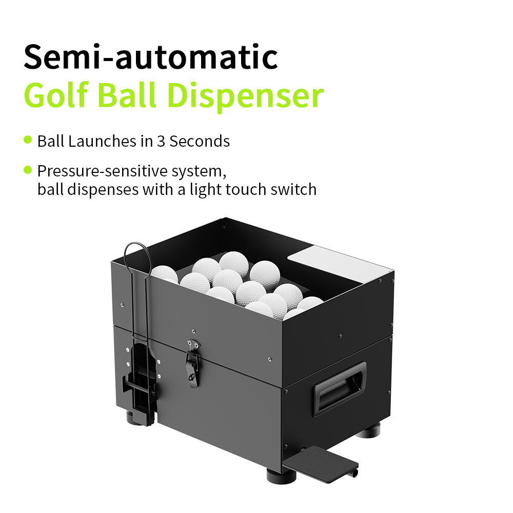 Iron Golf Teeing Machine Semi- - Golf Equipment Logos ulasan dan harga