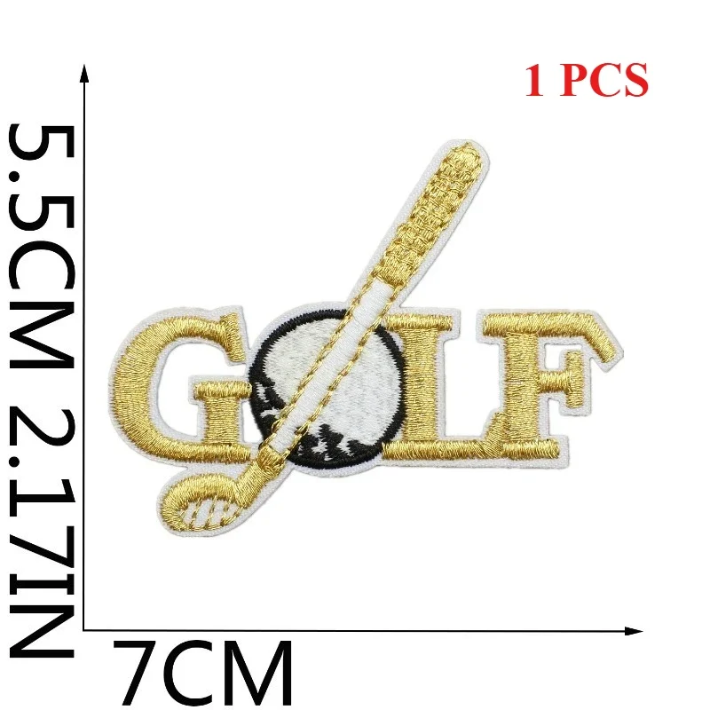 Sports Ball Embroidery Cloth S - Golf Ball Premium ulasan dan harga