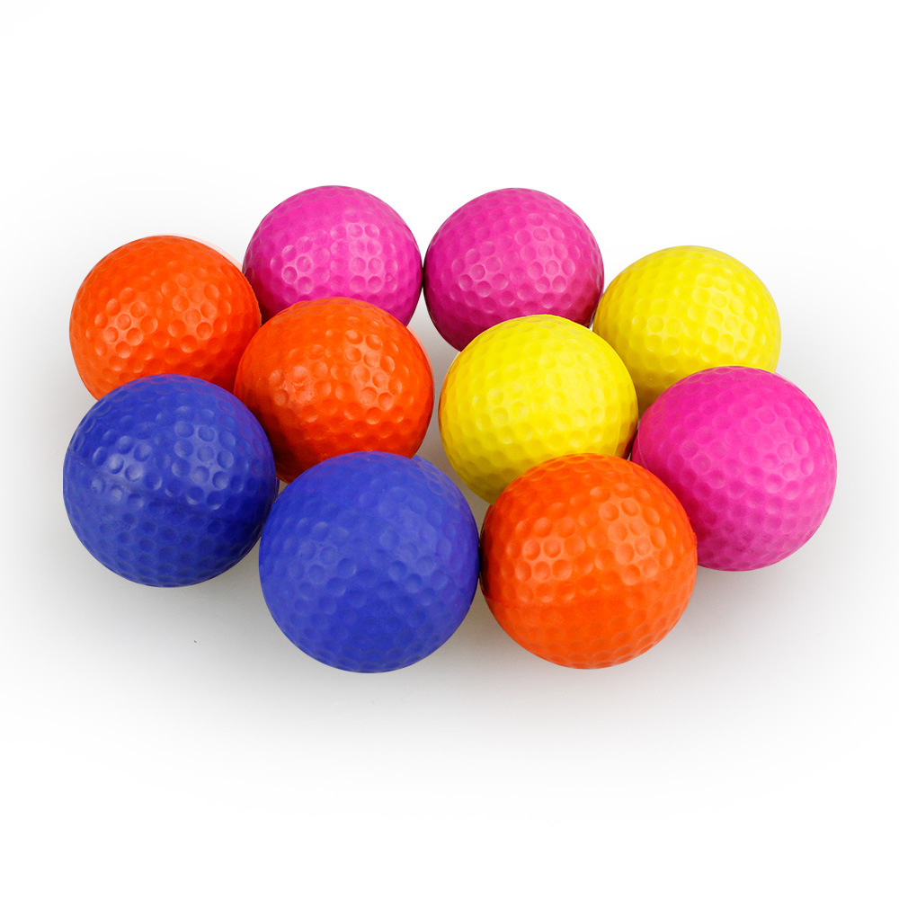 10Pcs Elastic Sponge Color PU  - Golf Ball Premium ulasan dan harga