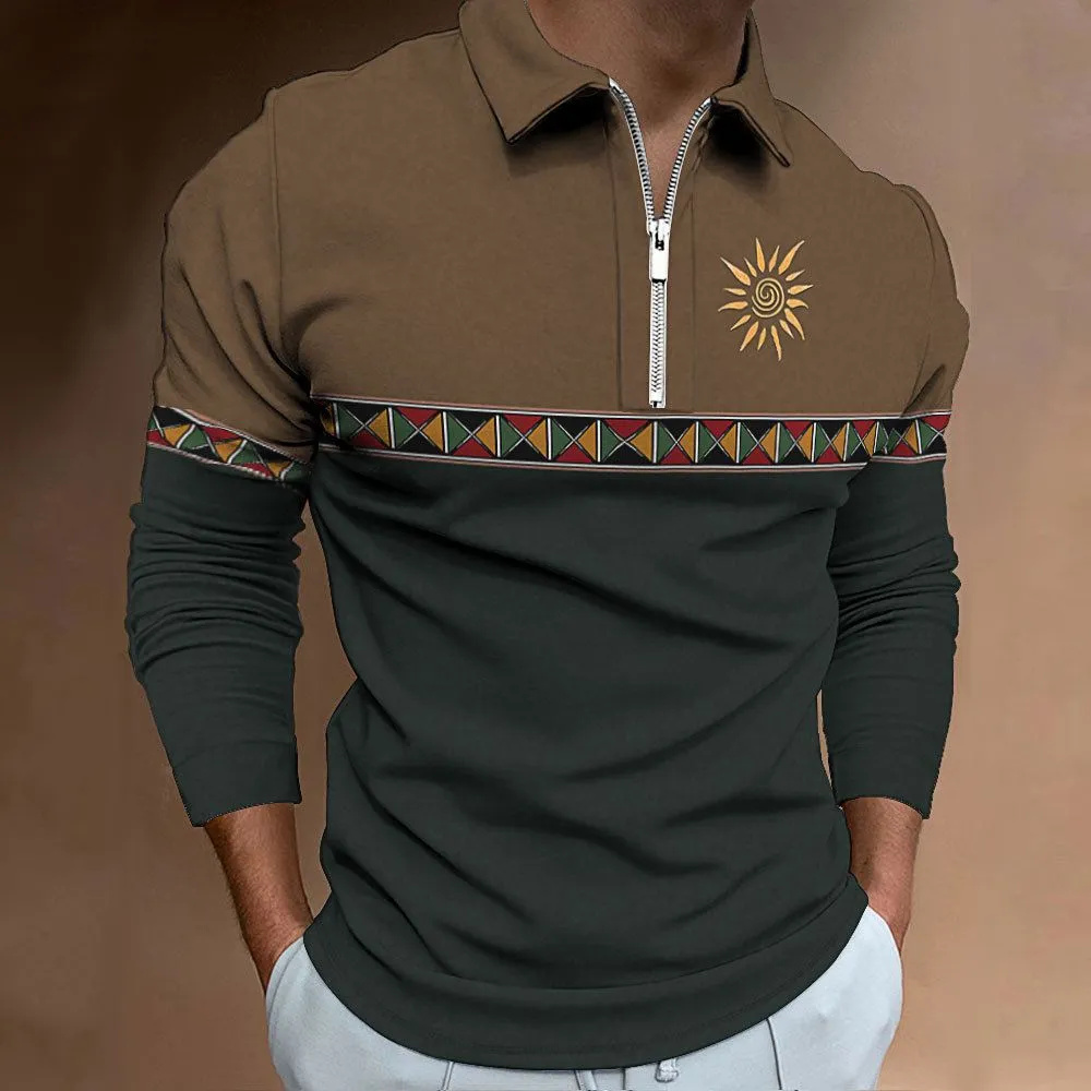 Mens Polo Shirts Retro Color B - Golf Equipment Cheap ulasan dan harga
