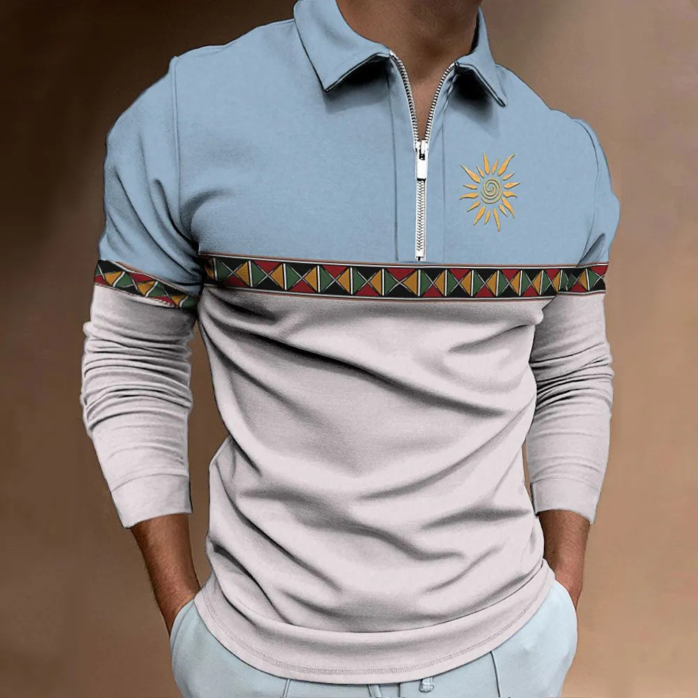 Mens Polo Shirts Retro Color B - Golf Equipment Cheap ulasan dan harga