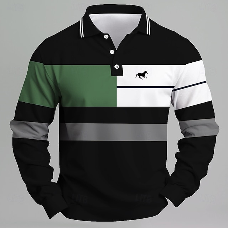 Men's Striped Printed Unicorn  - Golf Equipment Cheap ulasan dan harga