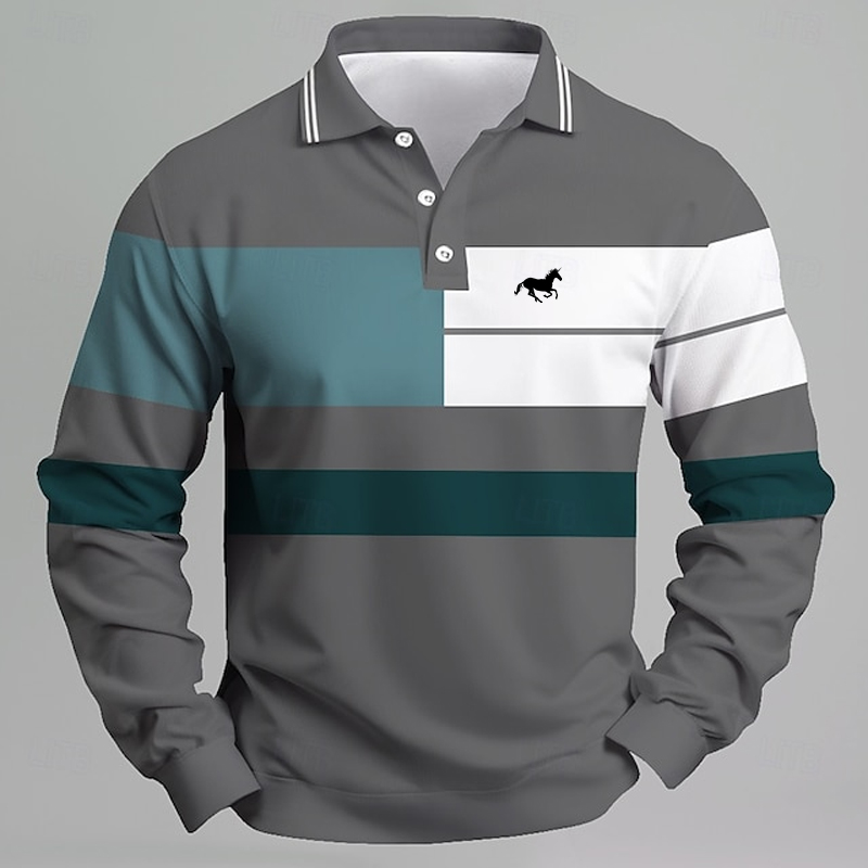 Men's Striped Printed Unicorn  - Golf Equipment Cheap ulasan dan harga