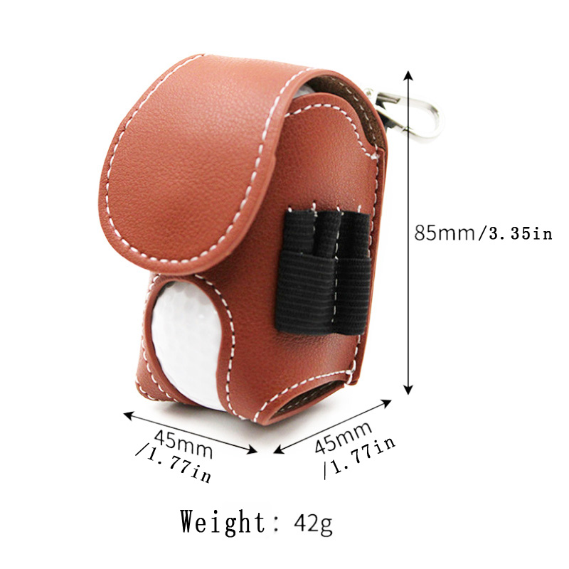 Golf PU Ball Bag Two-Piece Set - Golf Ball Premium ulasan dan harga