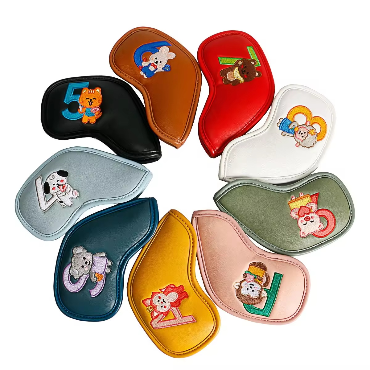 9Pcs Cute Cartoon Animal Golf  - Golf Equipment Industry ulasan dan harga