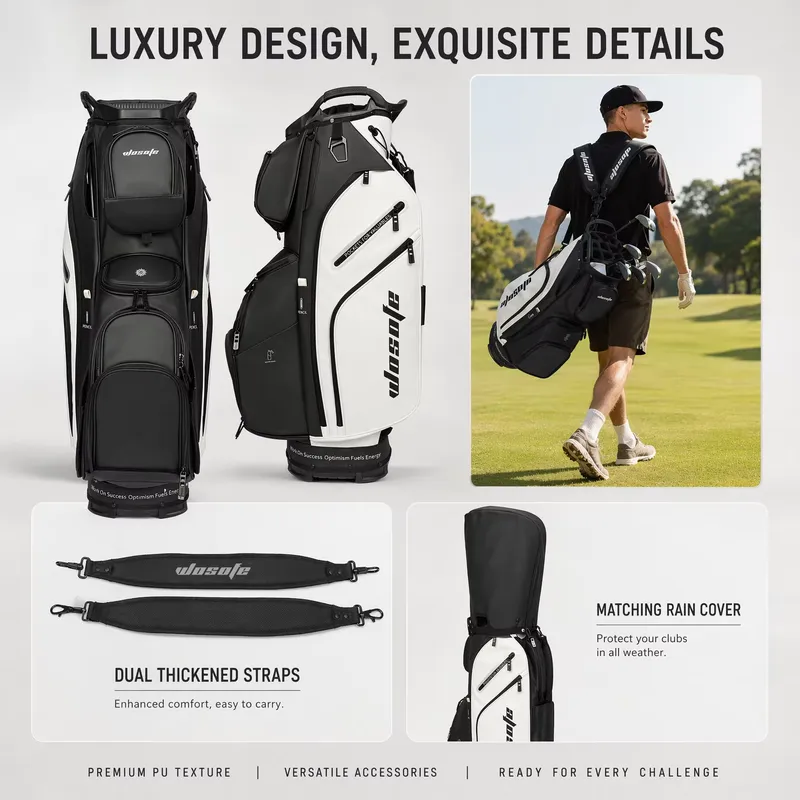 Wosofe 14 Way Golf Cart Bag Wa - Golf Bag Stand Cart ulasan dan harga